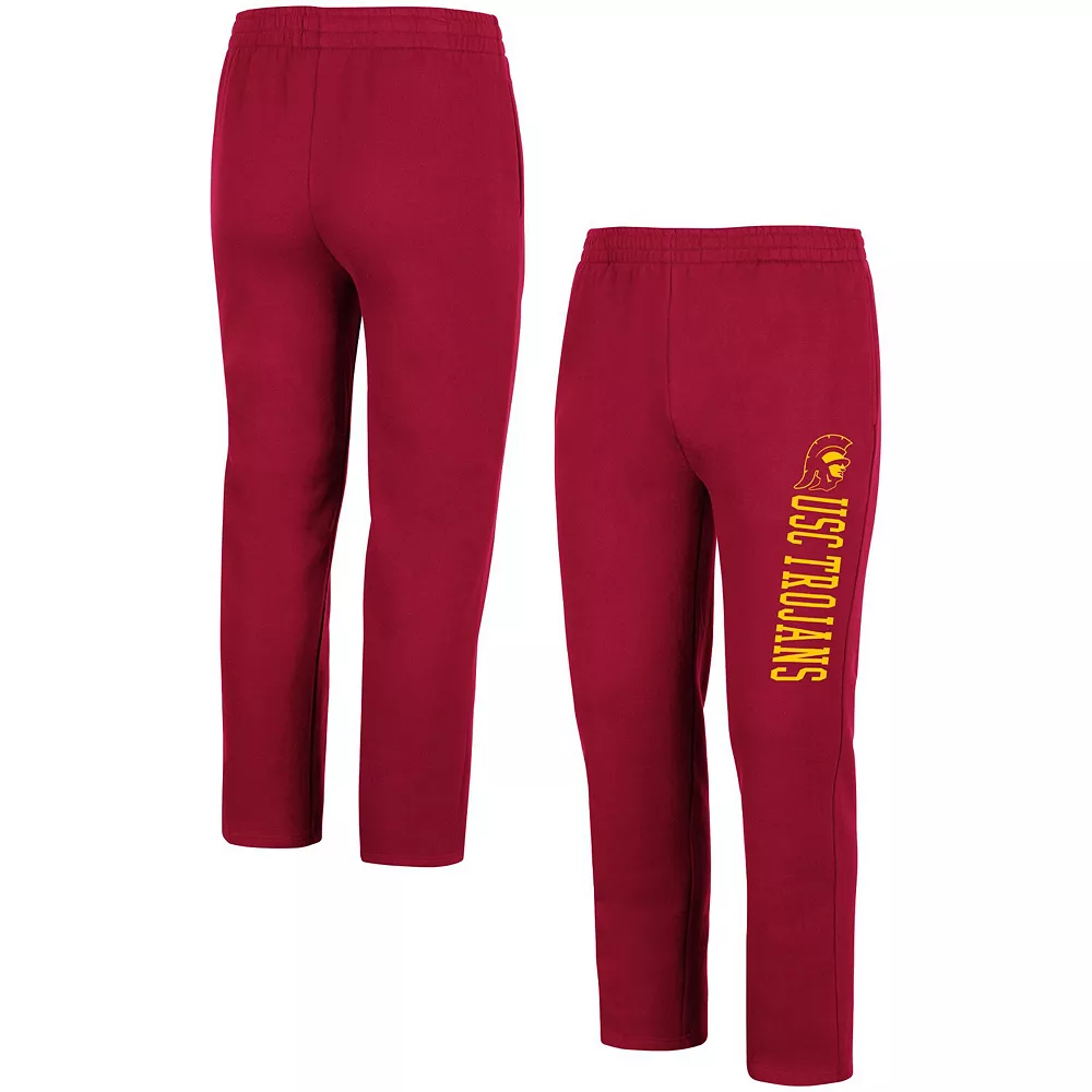 Men's Colosseum Cardinal USC Trojans Fleece Pants 2 Men's Colosseum Cardinal USC Trojans Fleece Pants - Image 2