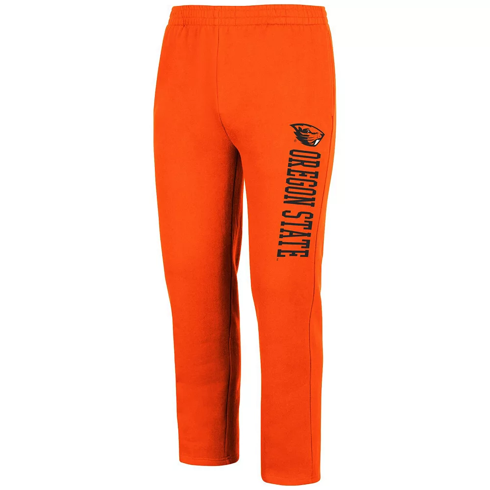 Men's Colosseum Orange Oregon State Beavers Fleece Pants 3 Men's Colosseum Orange Oregon State Beavers Fleece Pants - Image 3