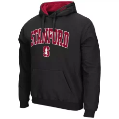 Men's Colosseum Black Stanford Cardinal Arch & Logo 3.0 Pullover Hoodie -Colosseum shop 5425150 ALT2