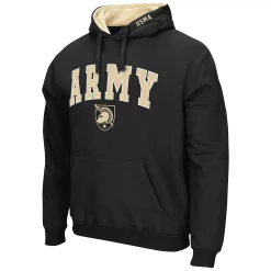Men's Colosseum Black Army Black Knights Arch & Logo 3.0 Pullover Hoodie -Colosseum shop 5425404 ALT2