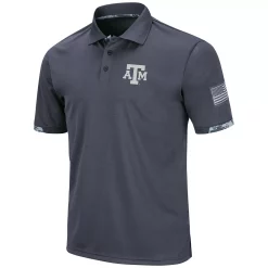 Men's Colosseum Charcoal Texas A&M Aggies Big & Tall OHT Military Appreciation Digital Camo Polo -Colosseum shop 5426466 ALT2