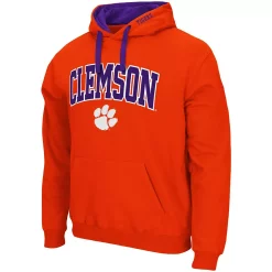 Men's Colosseum Orange Clemson Tigers Big & Tall Arch & Logo 2.0 Pullover Hoodie -Colosseum shop 5605517 ALT2