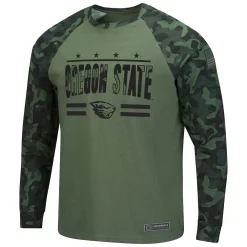 Men's Colosseum Olive/Camo Oregon State Beavers OHT Military Appreciation Raglan Long Sleeve T-Shirt 6 Men's Colosseum Olive/Camo Oregon State Beavers OHT Military Appreciation Raglan Long Sleeve T-Shirt -Colosseum shop 5628655 ALT2