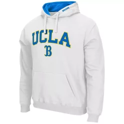 Men's Colosseum White UCLA Bruins Arch & Logo 3.0 Pullover Hoodie -Colosseum shop 5629005 ALT2