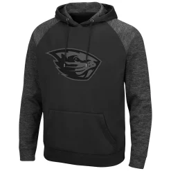 Men's Colosseum Black Oregon State Beavers Blackout 3.0 Tonal Raglan Pullover Hoodie 5 Men's Colosseum Black Oregon State Beavers Blackout 3.0 Tonal Raglan Pullover Hoodie -Colosseum shop 5629300 ALT2