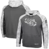 Men's Colosseum Gray/Arctic Camo LSU Tigers OHT Military Appreciation Tonal Raglan Pullover Hoodie