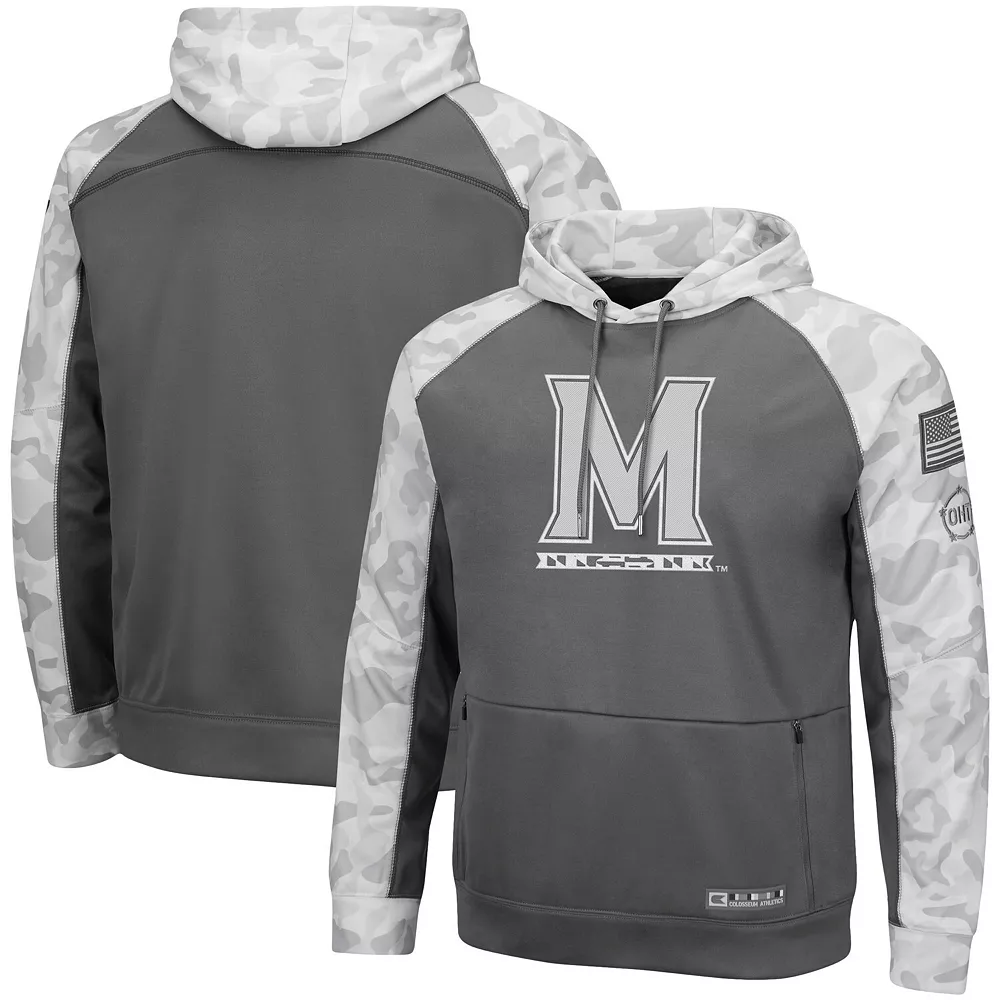 Men's Colosseum Gray/Arctic Camo Maryland Terrapins OHT Military Appreciation Tonal Raglan Pullover Hoodie 1 Men's Colosseum Gray/Arctic Camo Maryland Terrapins OHT Military Appreciation Tonal Raglan Pullover Hoodie
