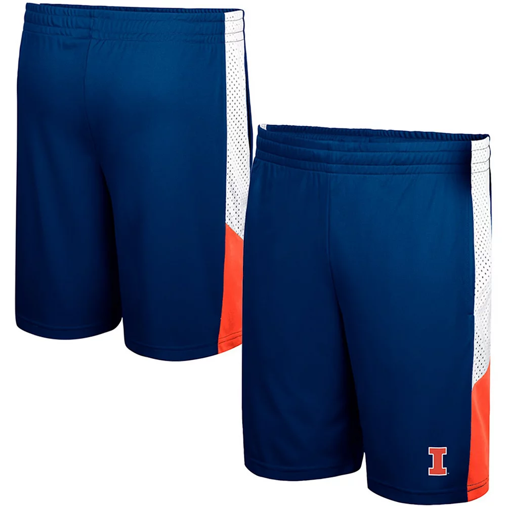 Men's Colosseum Navy Illinois Fighting Illini Very Thorough Shorts 1 Men's Colosseum Navy Illinois Fighting Illini Very Thorough Shorts