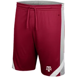 Men's Colosseum Maroon/Gray Texas A&M Aggies Am I Wrong Reversible Shorts -Colosseum shop 5645282 ALT2