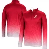 Men's Colosseum Crimson Alabama Crimson Tide Walter Quarter-Zip Windshirt