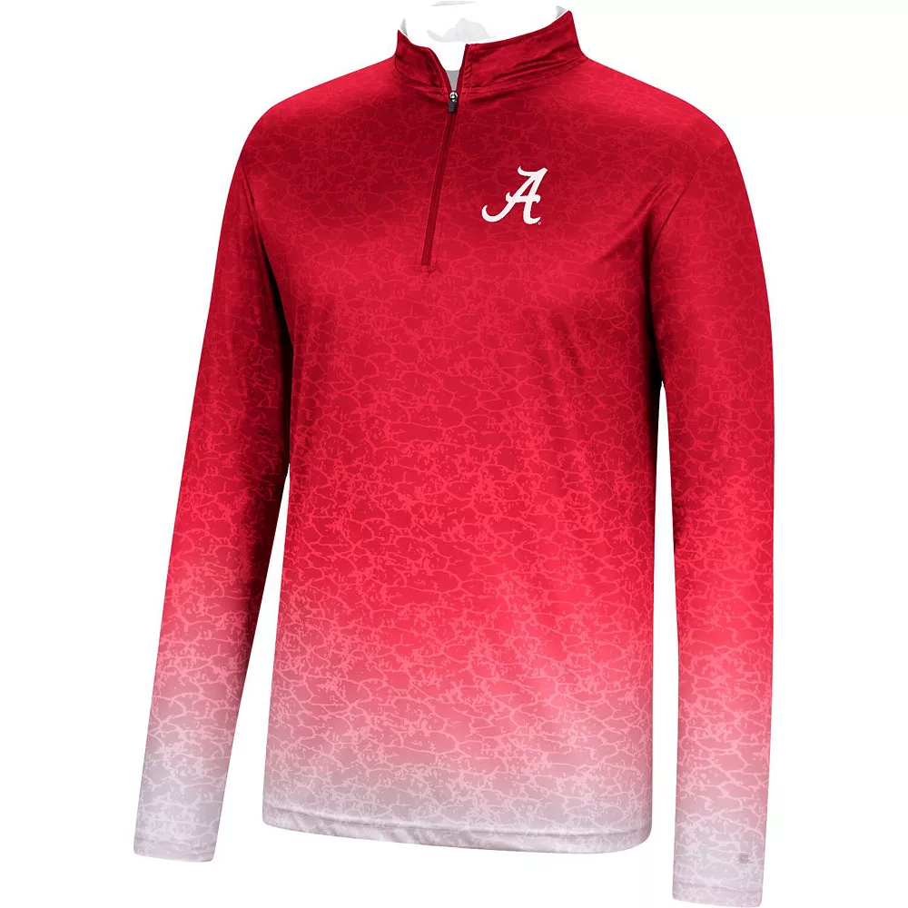 Men's Colosseum Crimson Alabama Crimson Tide Walter Quarter-Zip Windshirt 2 Men's Colosseum Crimson Alabama Crimson Tide Walter Quarter-Zip Windshirt - Image 2