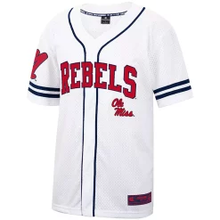 Men's Colosseum White/Navy Ole Miss Rebels Free Spirited Baseball Jersey -Colosseum shop 5646195 ALT2