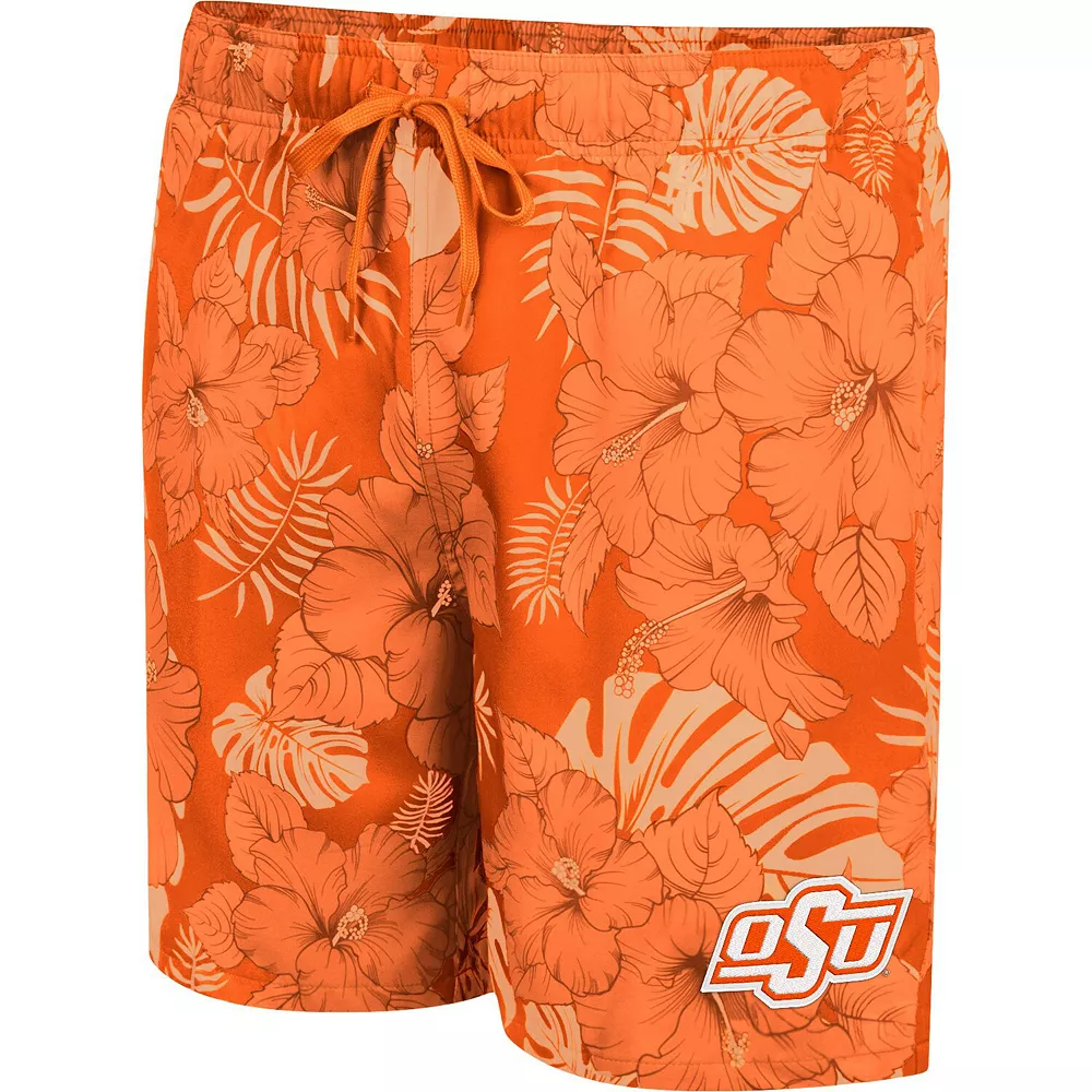 Men's Colosseum Orange Oklahoma State Cowboys The Dude Swim Shorts 3 Men's Colosseum Orange Oklahoma State Cowboys The Dude Swim Shorts - Image 3
