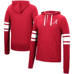 Men's Colosseum Crimson Alabama Crimson Tide Lebowski Hoodie Long Sleeve T-Shirt