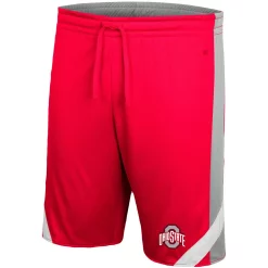 Men's Colosseum Scarlet/Gray Ohio State Buckeyes Big & Tall Team Reversible Shorts -Colosseum shop 5682840 ALT2