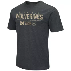 Men's Colosseum Heathered Black Michigan Wolverines OHT Military Appreciation Flag 2.0 T-Shirt 5 Men's Colosseum Heathered Black Michigan Wolverines OHT Military Appreciation Flag 2.0 T-Shirt -Colosseum shop 5695144 ALT2