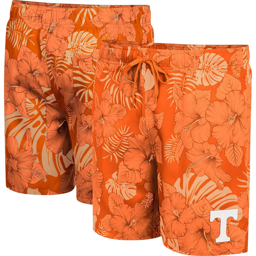 Men's Colosseum Tennessee Orange Tennessee Volunteers The Dude Swim Shorts 1 Men's Colosseum Tennessee Orange Tennessee Volunteers The Dude Swim Shorts