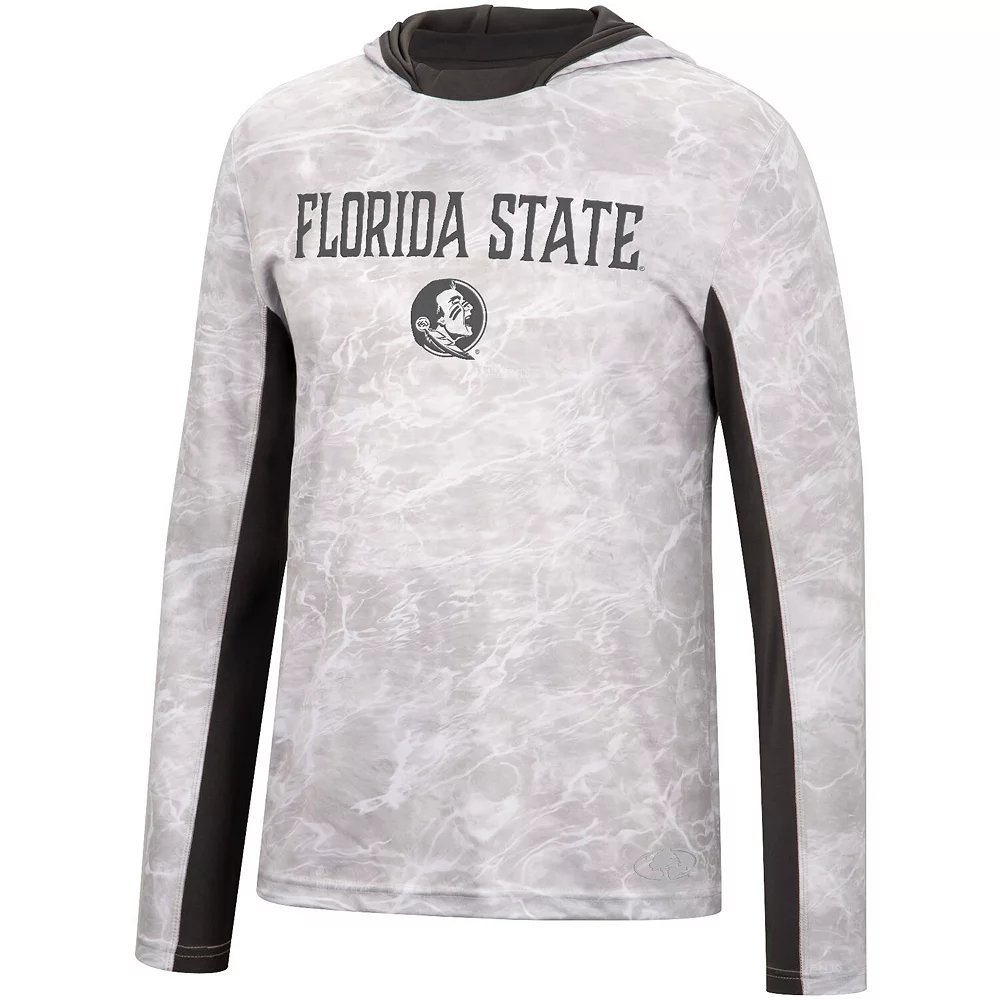 Men's Colosseum Black Florida State Seminoles Mossy Oak Long Sleeve Hoodie T-Shirt 3 Men's Colosseum Black Florida State Seminoles Mossy Oak Long Sleeve Hoodie T-Shirt - Image 3