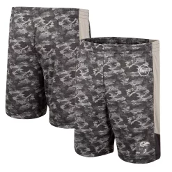 Men's Colosseum Camo Kansas Jayhawks OHT Military Appreciation Terminal Shorts