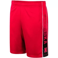 Men's Colosseum Scarlet Nebraska Huskers Lazarus Shorts -Colosseum shop 5767535 ALT2