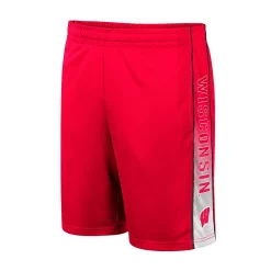 Men's Colosseum Red Wisconsin Badgers Lazarus Shorts -Colosseum shop 5767563 ALT2