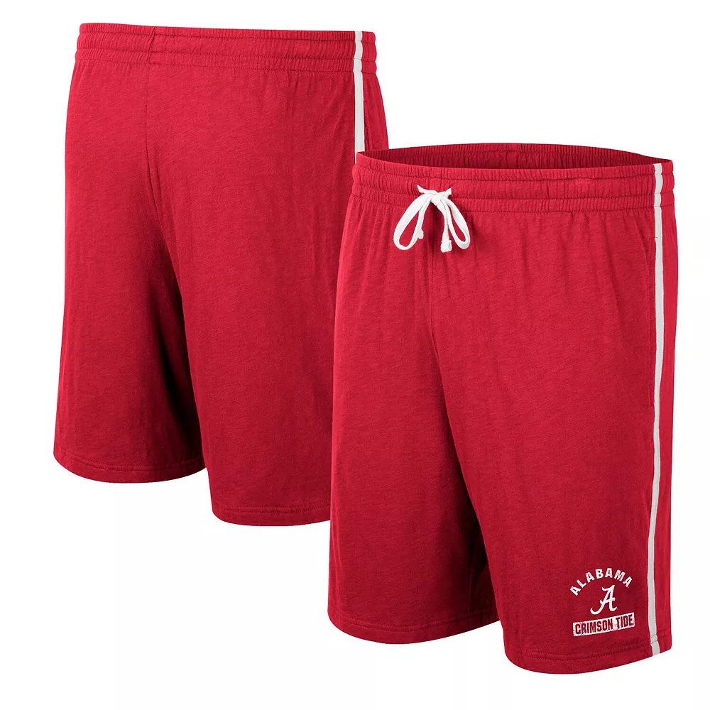 Men's Colosseum Crimson Alabama Crimson Tide Thunder Slub Shorts 1 Men's Colosseum Crimson Alabama Crimson Tide Thunder Slub Shorts