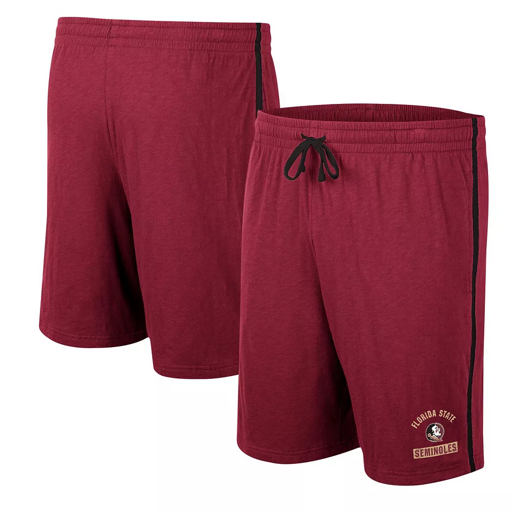 Men's Colosseum Garnet Florida State Seminoles Thunder Slub Shorts 1 Men's Colosseum Garnet Florida State Seminoles Thunder Slub Shorts