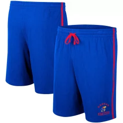 Men's Colosseum Royal Kansas Jayhawks Thunder Slub Shorts
