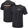 Men's Colosseum Black Purdue Boilermakers Baseball On-Deck 2-Hit T-Shirt