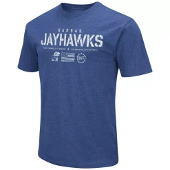 Men's Colosseum Royal Kansas Jayhawks OHT Military Appreciation Flag 2.0 T-Shirt -Colosseum shop 5845493 ALT2