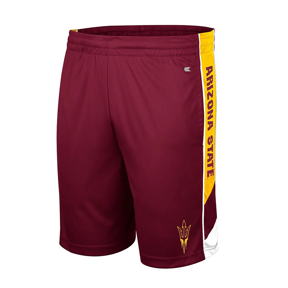 Men's Colosseum Maroon Arizona State Sun Devils Pool Time Shorts 2 Men's Colosseum Maroon Arizona State Sun Devils Pool Time Shorts - Image 2