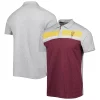 Men's Colosseum Maroon/Heathered Gray Arizona State Sun Devils Caddie Polo