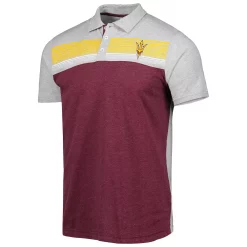 Men's Colosseum Maroon/Heathered Gray Arizona State Sun Devils Caddie Polo 6 Men's Colosseum Maroon/Heathered Gray Arizona State Sun Devils Caddie Polo -Colosseum shop 5908251 ALT2