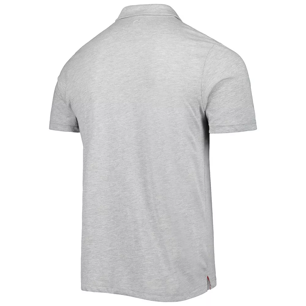 Men's Colosseum Maroon/Heathered Gray Arizona State Sun Devils Caddie Polo 4 Men's Colosseum Maroon/Heathered Gray Arizona State Sun Devils Caddie Polo - Image 4