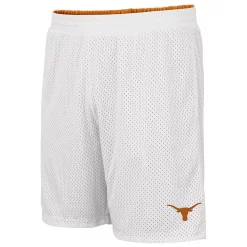 Men's Colosseum Texas Orange/White Texas Longhorns Wiggum Reversible Wordmark Shorts -Colosseum shop 5908607 ALT2