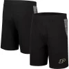 Men's Colosseum Black Purdue Boilermakers Wild Party Shorts