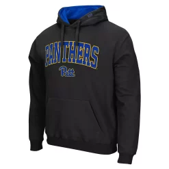 Men's Colosseum Black Pitt Panthers Arch & Team Logo 3.0 Pullover Hoodie -Colosseum shop 5930146 ALT2