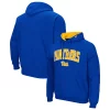 Men's Colosseum Royal Pitt Panthers Arch & Team Logo 3.0 Pullover Hoodie