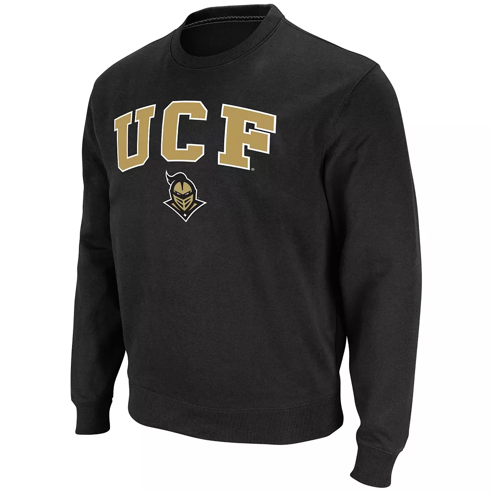 Men's Colosseum Black UCF Knights Arch Over Logo Pullover Sweatshirt 3 Men's Colosseum Black UCF Knights Arch Over Logo Pullover Sweatshirt - Image 3