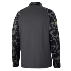 Men's Colosseum Charcoal Iowa State Cyclones OHT Military Appreciation Long Range Raglan Quarter-Zip Jacket -Colosseum shop 5936153 ALT3