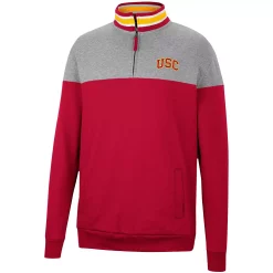 Men's Colosseum Heathered Gray/Cardinal USC Trojans Be the Ball Quarter-Zip Top 5 Men's Colosseum Heathered Gray/Cardinal USC Trojans Be the Ball Quarter-Zip Top -Colosseum shop 5936170 ALT2