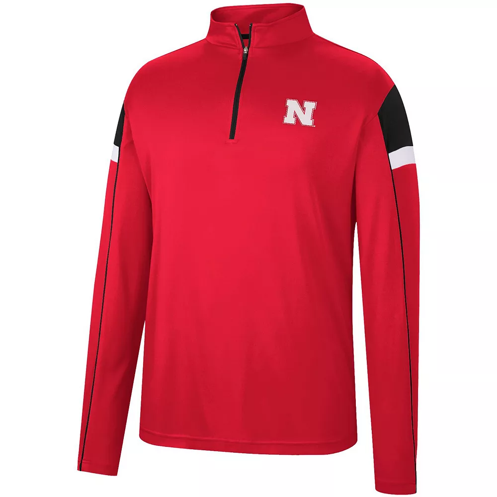Men's Colosseum Scarlet Nebraska Huskers Golf Match Quarter-Zip Windshirt 3 Men's Colosseum Scarlet Nebraska Huskers Golf Match Quarter-Zip Windshirt - Image 3