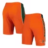 Men's Colosseum Orange Miami Hurricanes Pool Time Shorts