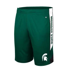 Men's Colosseum Green Michigan State Spartans Pool Time Shorts -Colosseum shop 5939064 ALT2