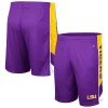 Men's Colosseum Purple LSU Tigers Pool Time Shorts