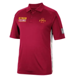 Men's Colosseum Cardinal Iowa State Cyclones OHT Military Appreciation Snow Camo Polo -Colosseum shop 5951183 ALT2