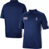 Men's Colosseum Navy Navy Midshipmen OHT Military Appreciation Snow Camo Polo