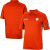 Men's Colosseum Orange Clemson Tigers OHT Military Appreciation Snow Camo Polo