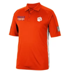 Men's Colosseum Orange Clemson Tigers OHT Military Appreciation Snow Camo Polo -Colosseum shop 5952862 ALT2