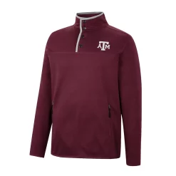 Men's Colosseum Maroon Texas A&M Aggies Rebound Quarter-Snap Jacket -Colosseum shop 5953030 ALT2